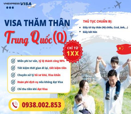 VISA THĂM THÂN TRUNG QUỐC 2023